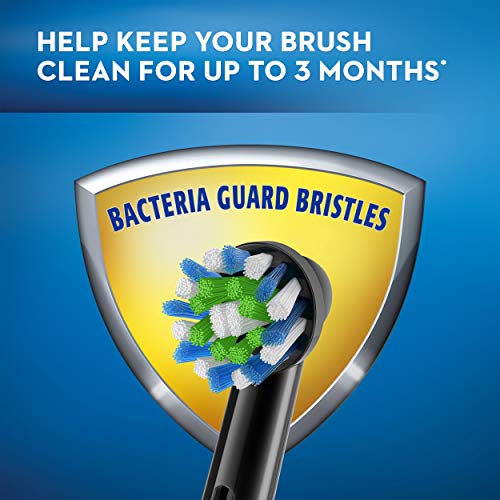 Buy now Oral-B CrossAction Electric Toothbrush Replacement Brush Head Refills, Black, 2 Count at indiglob india