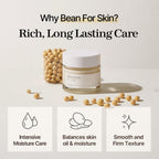 mixsoon Bean Cream - Deeply Nourishing & Lightweight Moisturizer, 0.85fl oz | Nourishing Fermented Soy Moisturizer for Smooth Texture & Long-Lasting Soothing Hydration for a Radiant, Balanced Glow, 25ml