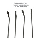 Buy now OEMTOOLS 25429 O Ring and Seal Removal Pick Set, Short and Long Spoon Type Hose and O-Ring Removal Set, Includes 4 Contoured Automotive Picks for Seals, Bushings, Hoses, and O Rings at indiglob india