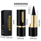 Kaely 2Pcs Gel Eyeliner Pencil, Natural Black Eyeliner Cream, Liquid Eye Liner Pencils for Older Women Waterproof, Smoky Eyeshadow Palette Goth Halloween Makeup Kit, delineador de ojos contra el agua