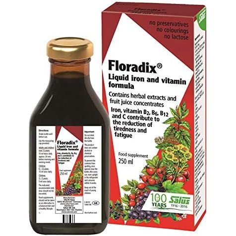 Buy now Floradix Liquid Iron and Vitamin Formula 250ml at indiglob india