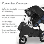 Buy now UPPAbaby Performance Rain Shield for Ridge/Waterproof and Windproof Coverage/Ventilated Design/Quick Attachment/Easy Access to Child at indiglob india