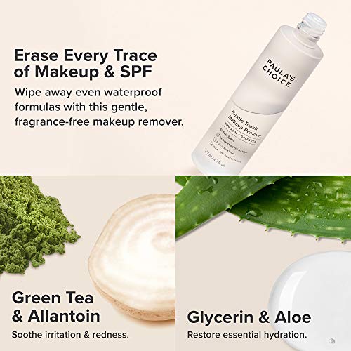 Buy now Paula's Choice Gentle Touch Oil Free Waterproof Makeup Remover, Aloe & Green Tea, Non-Irritating, 4.3 Ounce at indiglob india
