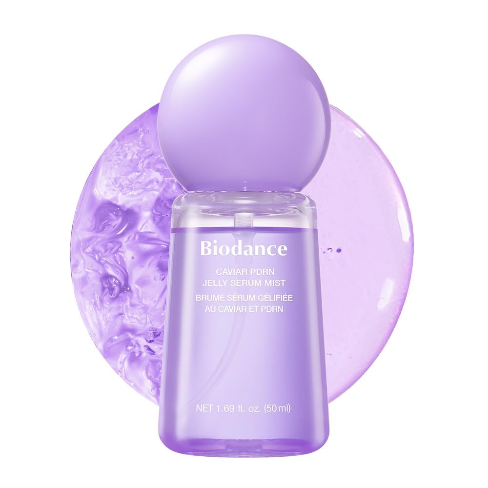 BIODANCE Collagen Peptides Jelly Serum Mist, Hydrating Face Mist, Plumping, Anti-Aging Face Spray, Sprayable Hydrogel, Travel Essentials & Self Care Gifts for Women, Korean Skin Care | 1.69 fl.oz
