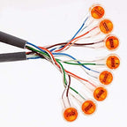 Buy now 200 Pack UY Wire Connector Uvital Waterproof Clear Button Telephone Wire Connectors UY Butt Splice Connector Network Cable Terminals K1 (K1) at indiglob india
