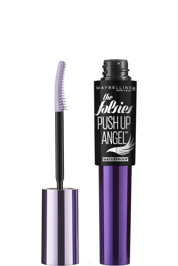 Buy now Maybelline The Falsies Push Up Angel Waterproof Mascara, Lengthening and Curling Make Up Formula, Very Black, 1 Count at indiglob india