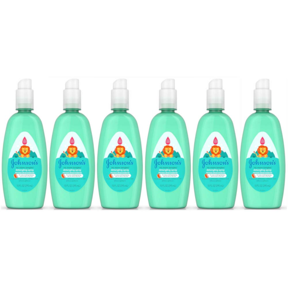 Buy now Johnson's No More Tangles Toddler & Kids Detangling Spray to Unlock Knots in Hair, Hypoallergenic & Paraben-Free, No More Tears Tear-Free Formula For Wet or Dry Hair, 10 fl. oz at indiglob india