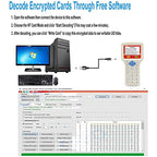 Buy now English 10 Frequency RFID NFC Card Copier Reader Writer for IC ID Cards and All 10pcs 125kHz Cards+10pcs ID 125kh Key Fobs+10pcs 13.56mhz UID Key +1USB at indiglob india