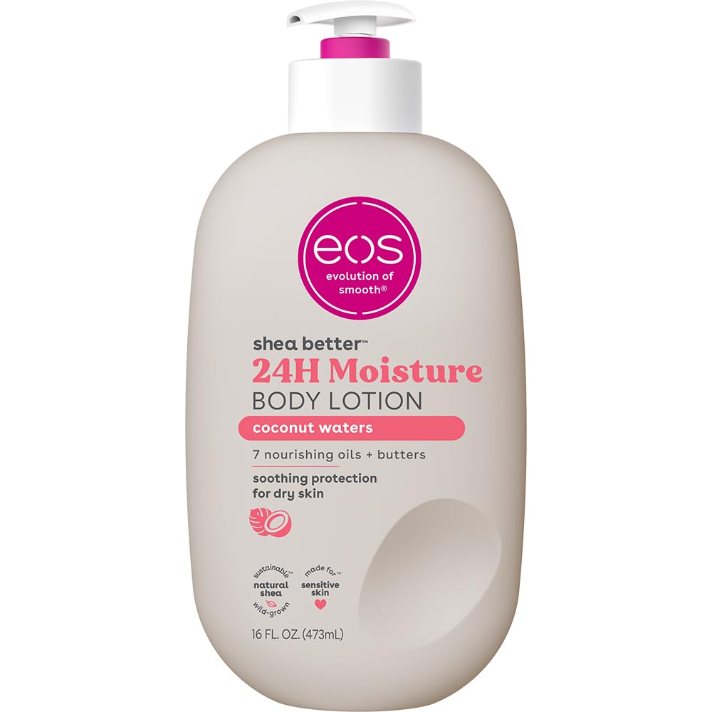 Buy now eos Shea Better Body Lotion Vanilla Cashmere, 24-Hour Moisture Skin Care, Lightweight & Non-Greasy, Natural Shea, Vegan, Vanilla Body Lotion, 16 fl oz at indiglob india