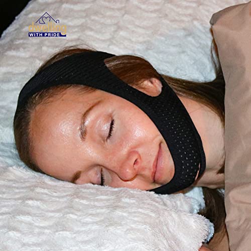 Buy now Anti Snore Chin Strap - Anti-Dry Mouth Chin Strap for CPAP Users - Stop Noise - Snoreless Sleeping Solution for Men and Women - Breathing Aid for Snoring at indiglob india
