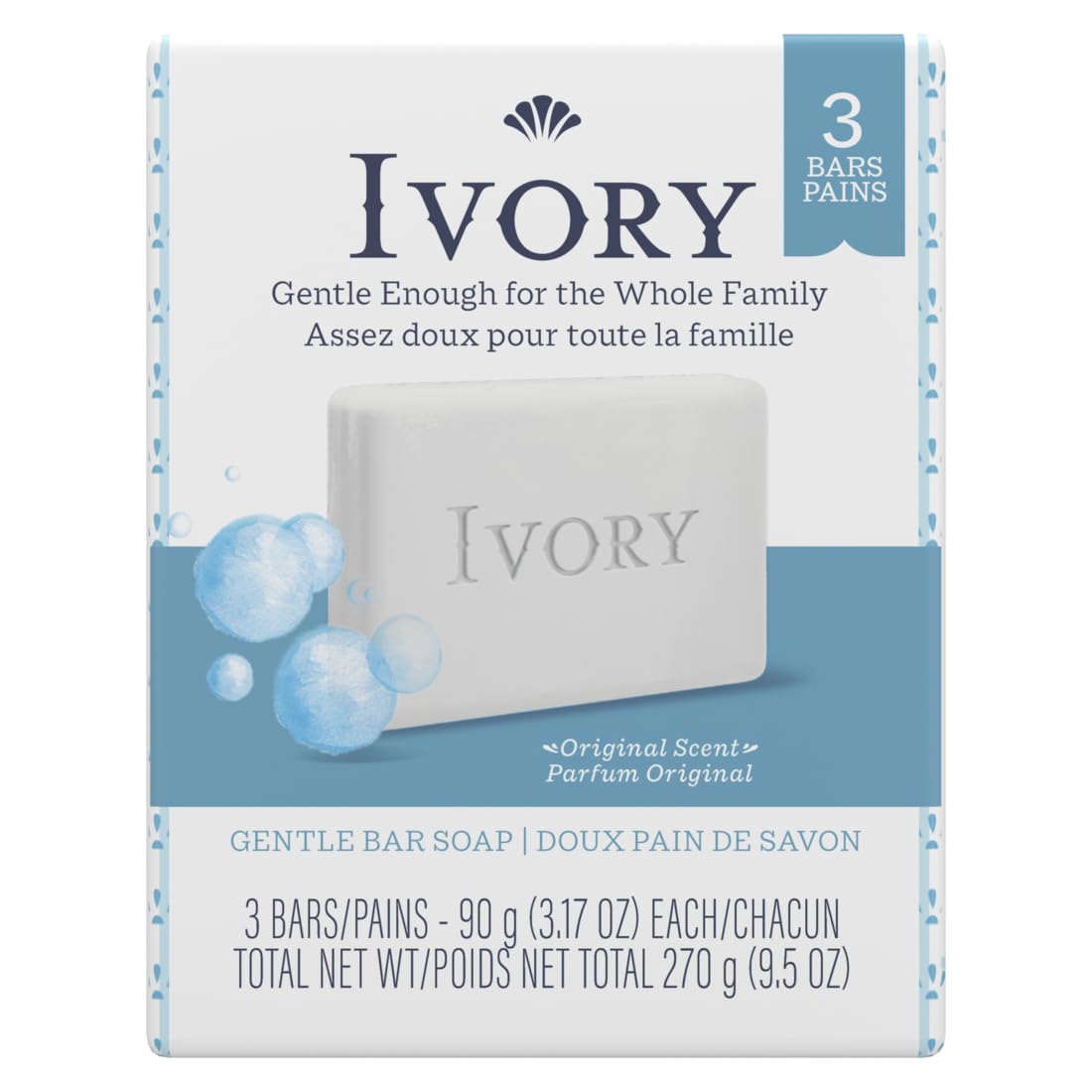 Buy now Ivory Soap Personal Bar 3.1 Ounce, Pack of 3 at indiglob india