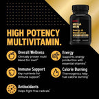 Buy now GNC Mega Men Energy & Metabolism Multivitamin | Antioxidants and Increased Calorie Burning | 90 Count at indiglob india