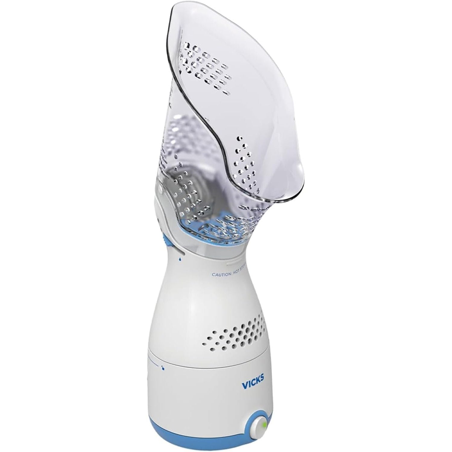 Buy now Vicks Sinus Inhaler - Non-Medicated Steam Relief for Allergies, Congestion, Cough & Colds, Vocal Steamer, Soothes Nasal & Throat Passages, Works with VapoPads (1 Included) at indiglob india