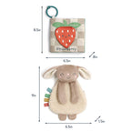 Buy now Itzy Ritzy Bunny Lovey & Crinkle Book Gift Set - Learn & Snuggle Gift Set Includes Soft Sherpa Bunny Lovey & Soft Book with Flap, Textures & Crinkle Sounds (Bunny) at indiglob india