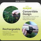 Buy now Sun Joe HJ604C 7.2-Volt Cordless Grass Shears and Trimmer, Charger and Battery Included at indiglob india