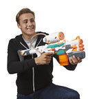 Buy now Nerf Modulus Tri-Strike Blaster, Mega Barrel, Rocket Launcher, Clip, 1 Rocket, Kids Outdoor Games (Amazon Exclusive) at indiglob india