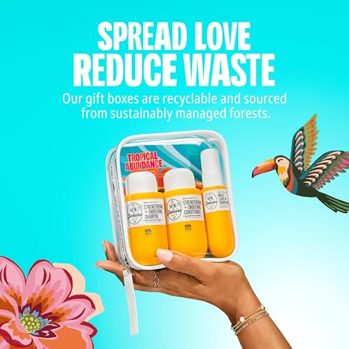 Buy now Sol de Janeiro Tropical Abundance Hair Repair Trio Travel Set | Jet Set | Sulfate Free Brazilian Joia Shampoo and Conditioner | Leave In Conditioner Spray | TSA Friendly | Amazon Exclusive at indiglob india