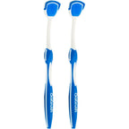 Buy now DenTek Orabrush Tongue Scraper, Gentle Tongue Cleaner Brush for Fresh Breath, 2 Count 2 Count (Pack of 1) Blue or Orange at indiglob india