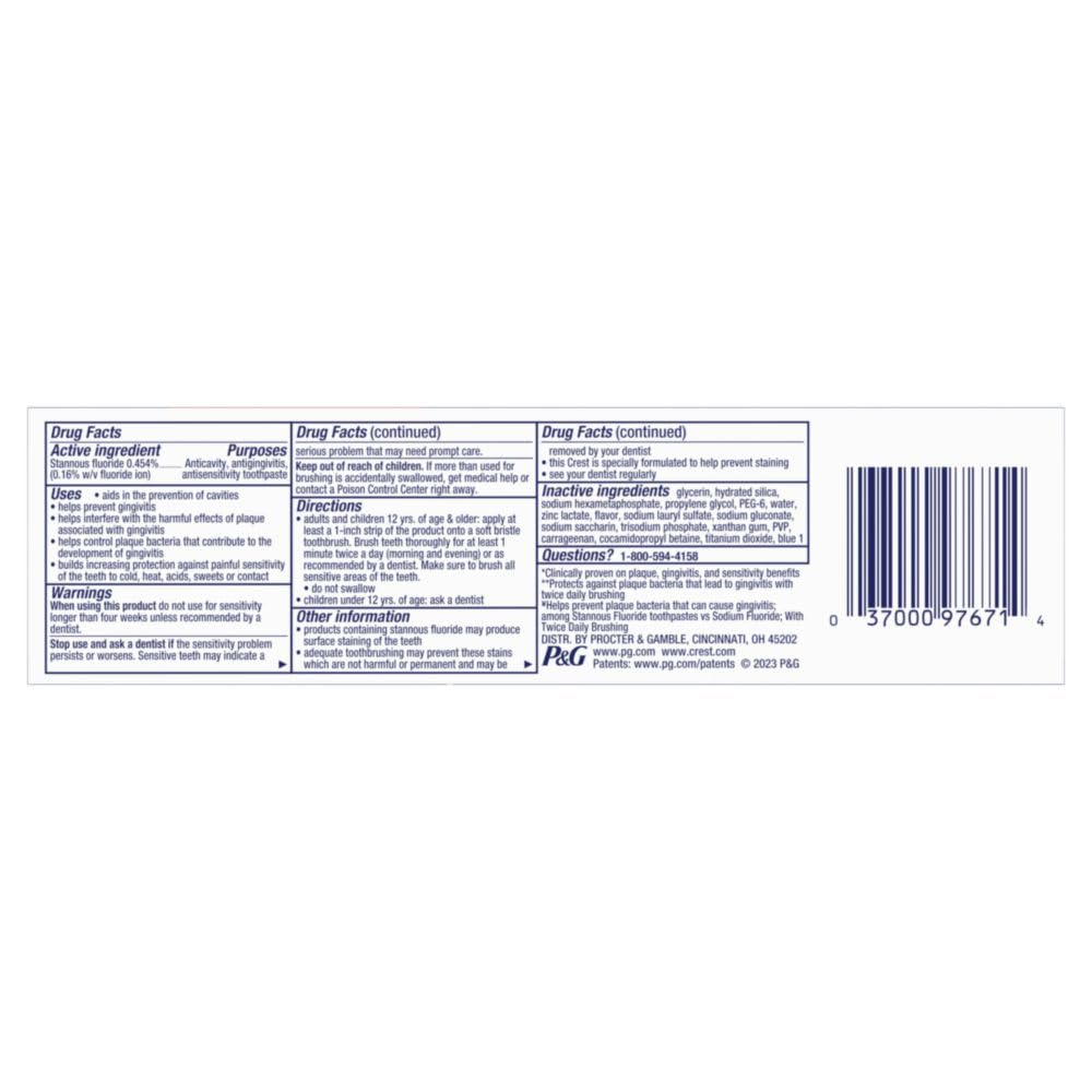 Buy now Crest Pro-Health Advanced Sensitive & Enamel Shield Toothpaste, 5.1 Ounce (Pack of 1) - Packaging May Vary at indiglob india