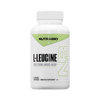 NutraBio L-Leucine Supplement - Optimal Amino Acid for Muscle Growth & Recovery - Naturally Fermented Free Form Leucine Amino Acids Supplement- Vegan, Non-GMO, Gluten Free - 400mg, 180 Capsules