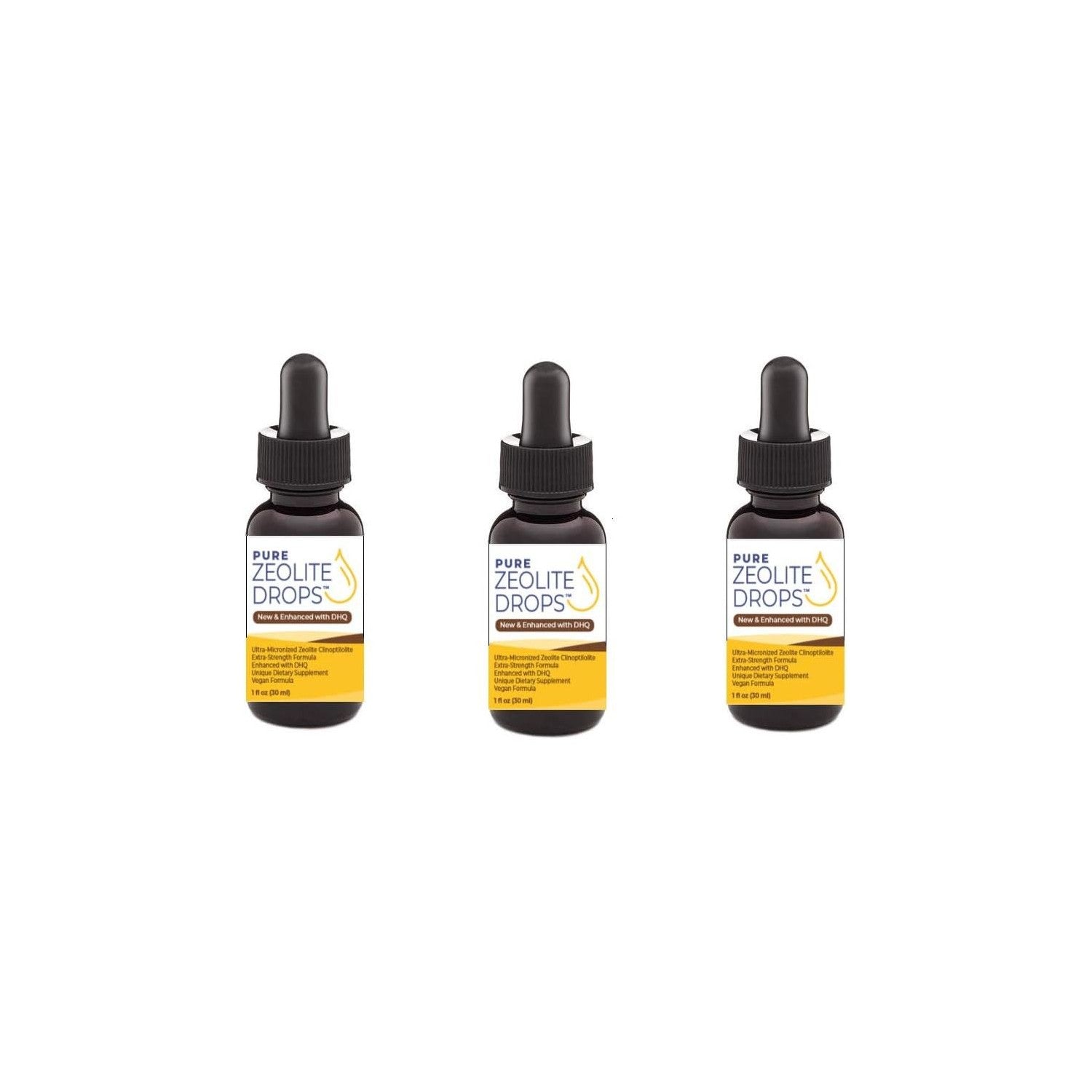 Buy now 1 oz Bottle Fulvic and Humic Acid Immune Gut Support Easy to Take 100% Bioavailable Pure Liquid Zeolite Suspension Enhanced with DHQ, Natural Immune System Modulator 1 Fl Oz (Pack of 3) Natural at indiglob india