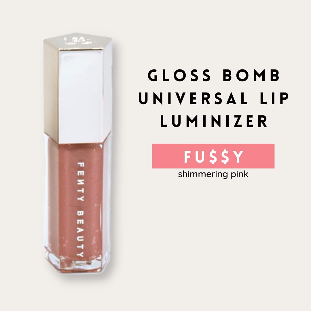 Buy now Gloss Bomb Universal Lip Luminizer - 02 Fussy by Fenty Beauty for Women - 0.3 oz Lip Gloss at indiglob india