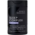 Sports Research® Sleep Complex (Melatonin-Free), 60 Veggie Capsules | Natural Sleep Aid with Valerian Root, GABA, L-Theanine, Magnesium & 5-HTP - Non-GMO Verified & Gluten Free