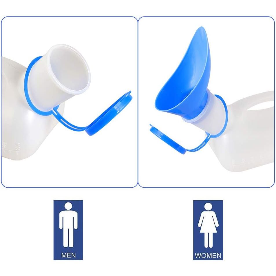 Buy now Portable Urinal, Urinals for Men Spill Proof, 34oz /1000ml Urinal for Car,Travel Urinals for Men and Women at indiglob india