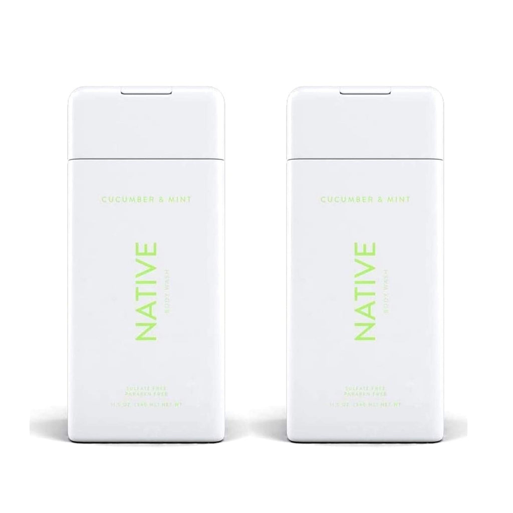 Buy now Native, Cucumber and Mint Body Wash 11.5 oz Bottles x2 at indiglob india
