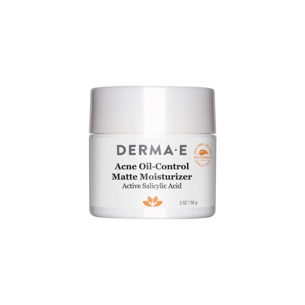 Buy now DERMA E Acne Oil Control Face Moisturizer, 2 Oz, Matte Moisturizer with Salicylic Acid, Tea Tree Oil & Aloe Vera, Face Cream Rebalances Sebum Production & Prevents Blemishes, Redness & Breakouts 2 Oz at indiglob india