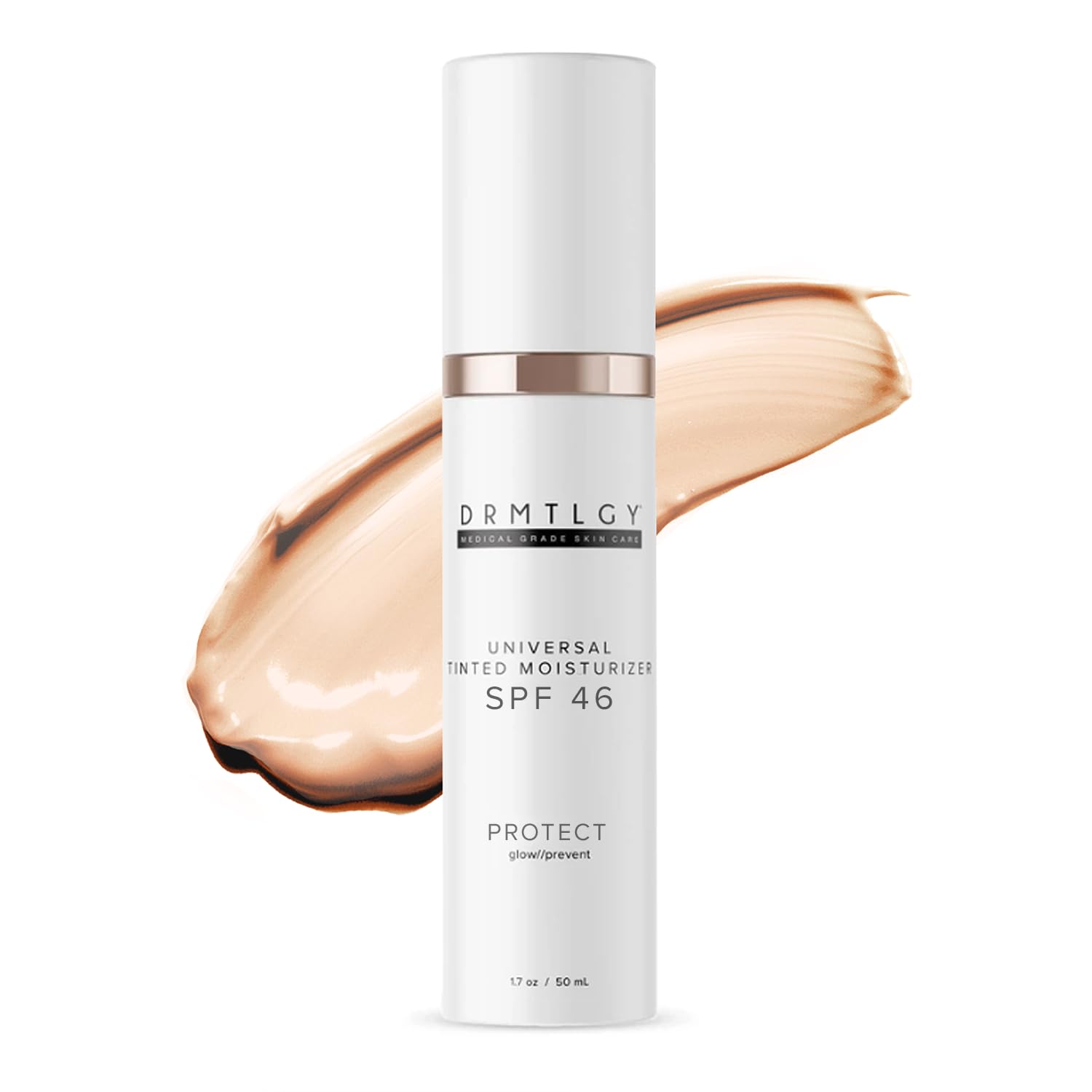 Buy now DRMTLGY Anti-Aging Tinted Moisturizer SPF 46 â€“ Sheer Face Sunscreen & Lightweight Makeup with Broad Spectrum UV Protection â€“ Hydrating Skin Care & Face Moisturizer â€“ 1.7 oz 1.7 Ounce (Pack of 1) Dewy at indiglob india