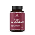 Ancient Nutrition Hydrolyzed Multi Collagen Peptides Capsules | Women & Men, Vitamin C, Probiotics, Grass-fed Hydrolyzed Collagen, Supports Skin, Hair, Nails, Joints, Gut Health, 90 Count