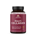 Ancient Nutrition Hydrolyzed Multi Collagen Peptides Capsules | Women & Men, Vitamin C, Probiotics, Grass-fed Hydrolyzed Collagen, Supports Skin, Hair, Nails, Joints, Gut Health, 90 Count