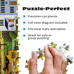 Buy now Buffalo Games - Charles Wysocki Gulls Nest 500 Piece Jigsaw for Adults at indiglob india
