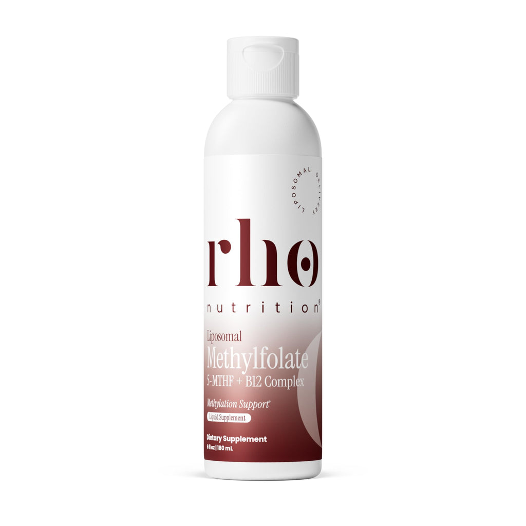 Rho Nutrition Liposomal Methylfolate 5-MTHF + B12 Complex Liquid Supplement