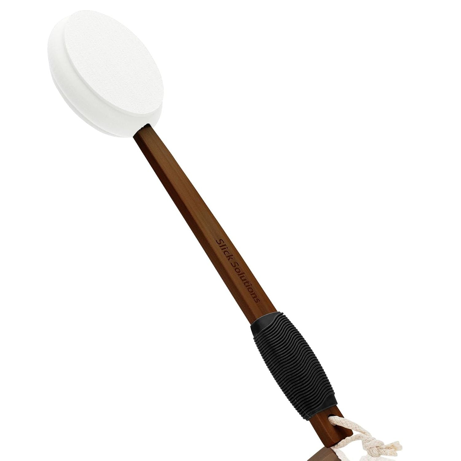Buy now Slick- Lotion Applicator, 17 inch, Applicators for Your Back, Back Applicator Lotion, Certified Organic, Easy Reach Washable, Applicators, Self Tanner For All Skin Tone White, Dark Wood at indiglob india