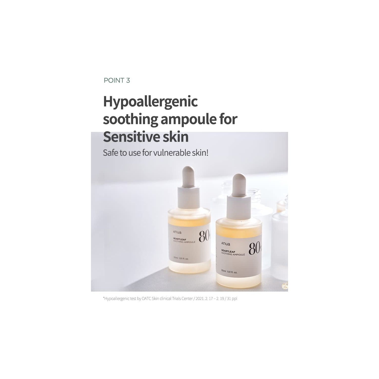 Buy now Anua Heartleaf 80 Soothing Ampoule, Hydration Facial Serum for Glass Skin, Panthenol, Hyaluronic Acid, Non-Greasy, Gentle Formula, Lightweight Essence, Vegan, Korean Skin Care, 30ml/1.01 fl.oz at indiglob india