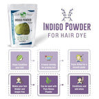 Buy now 200 Grams INDIGO POWDER For Hair Dye/Color - The Henna Guys at indiglob india