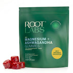 ROOT LABS Magnesium Glycinate Gummies 675mg | Ashwagandha, L-Theanine | Stress Relief, Sleep Support & Recovery | 60 Gummies