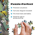 Buy now Buffalo Games - Birds in an Orchard - Hautman - 1000 Piece Jigsaw Puzzle for Adults, Challenging Bird Puzzle for Game Nights, Finished Size 26.75 x 19.75, Made in the USA at indiglob india
