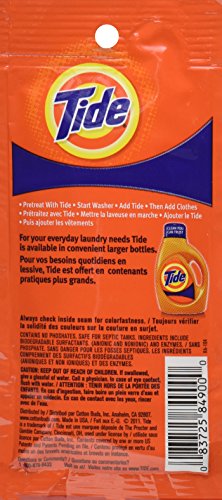 Buy now Tide 9 Piece 1-Load Travel Packets, 10.6 Ounce at indiglob india