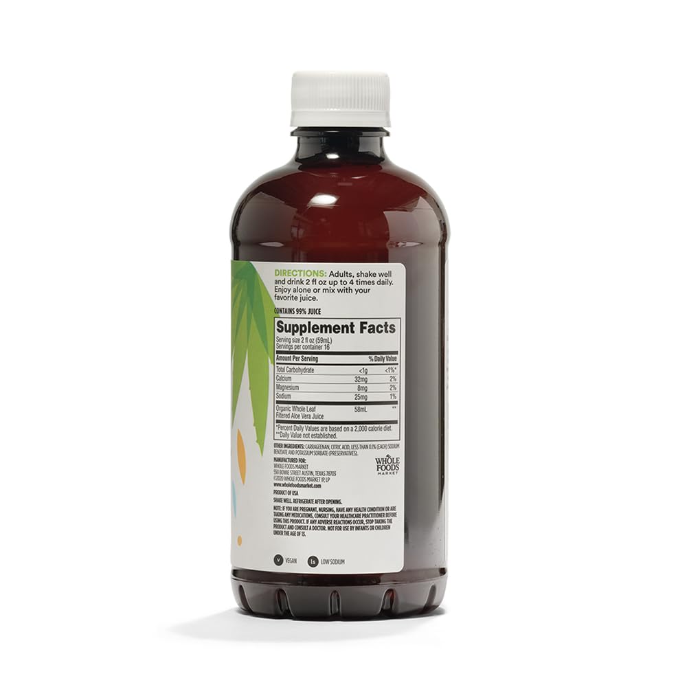 365 by Whole Foods Market, Whole Leaf Filtered Aloe Vera Gel, 32 fl oz