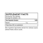 THORNE Glycine, Amino Acid Supplement, 1 g per Serving, 250 Capsules | Supports Relaxation, Stress Management, Liver Detoxification & Healthy Muscle Function*, NSF Contents Certified