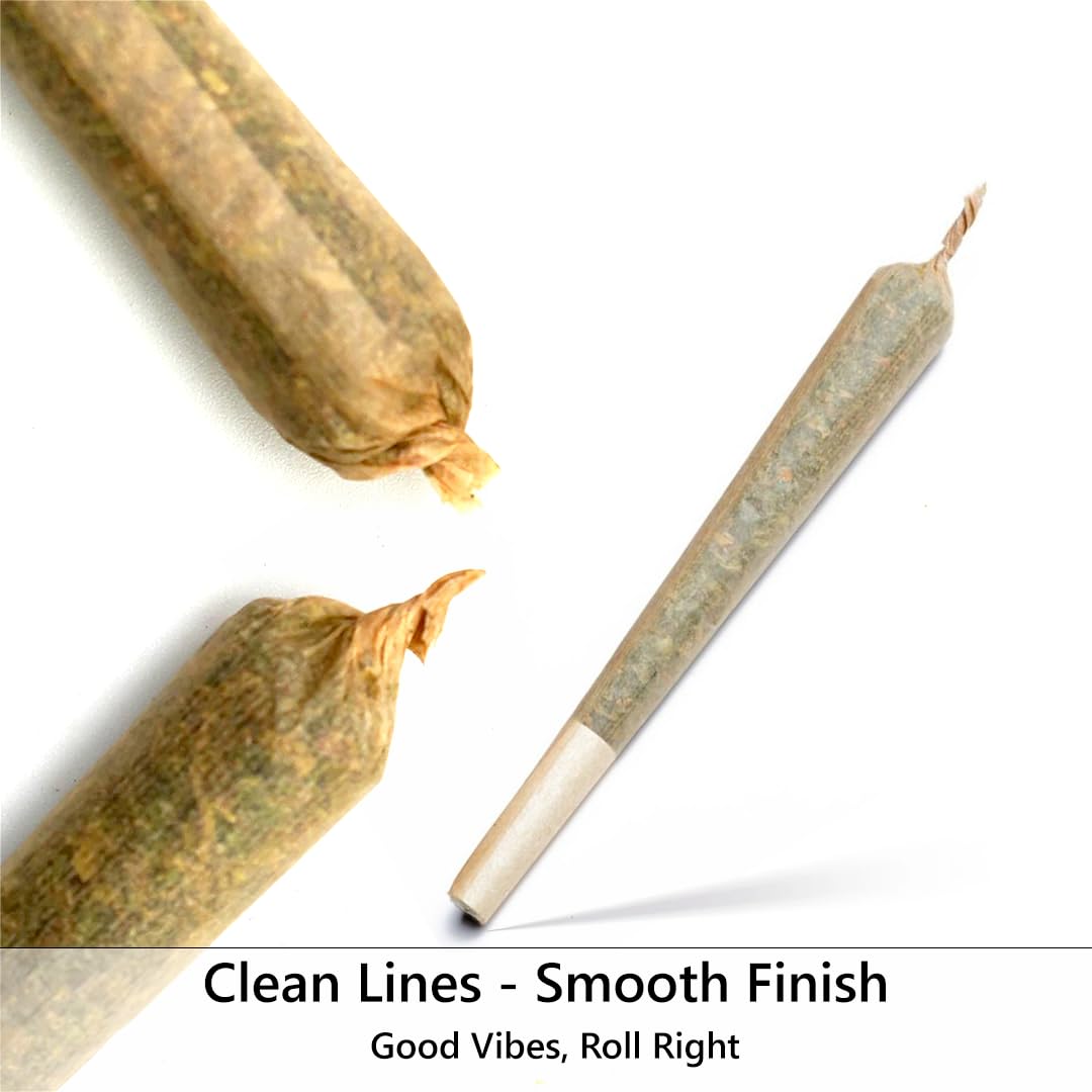 200 PACK Cones Rolling Paper | King Size | 108mm | Pre Rolled Cones with Paper Loader and Packing Sticks