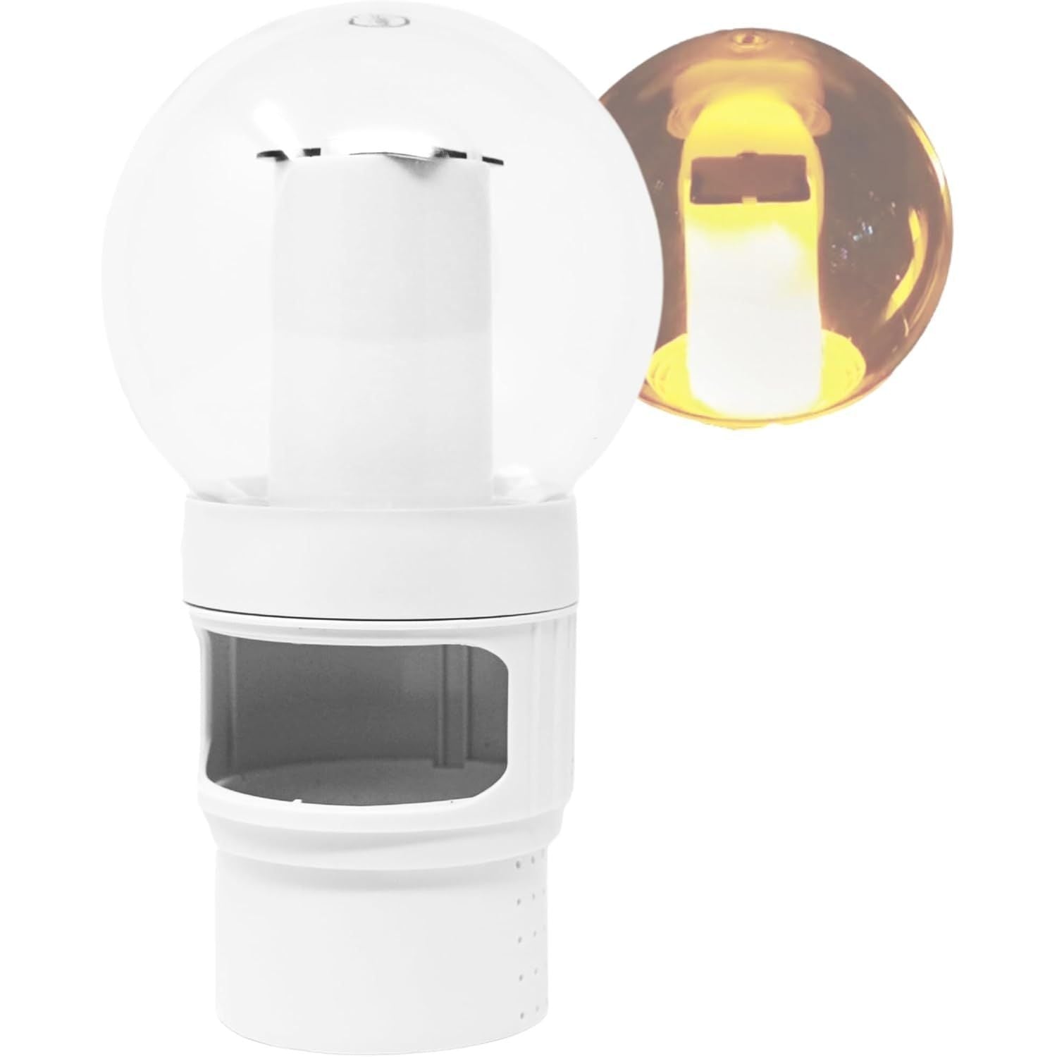 Buy now HYDROTOOLS BY SWIMLINE 8715 Mini Chemical Dispenser For Spas and Personal Pools| Compatible With Bromine & Chlorine Supports 1’’ Tablets | Adjustable Control Ring For Customizable Flow Rate Solar LED (Torch Flame) at indiglob india