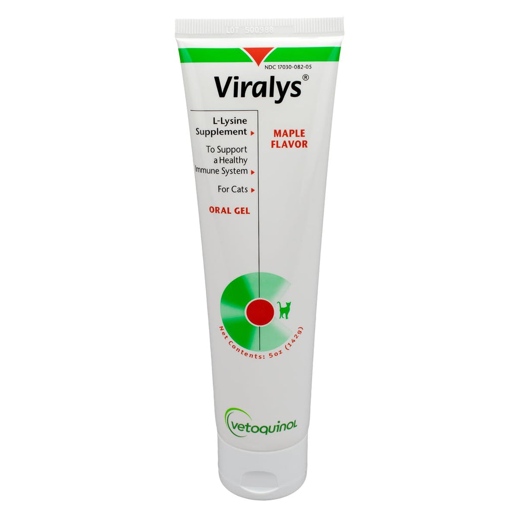 Vetoquinol Viralys, Lysine Oral Gel for Cats and Kittens, 5 oz