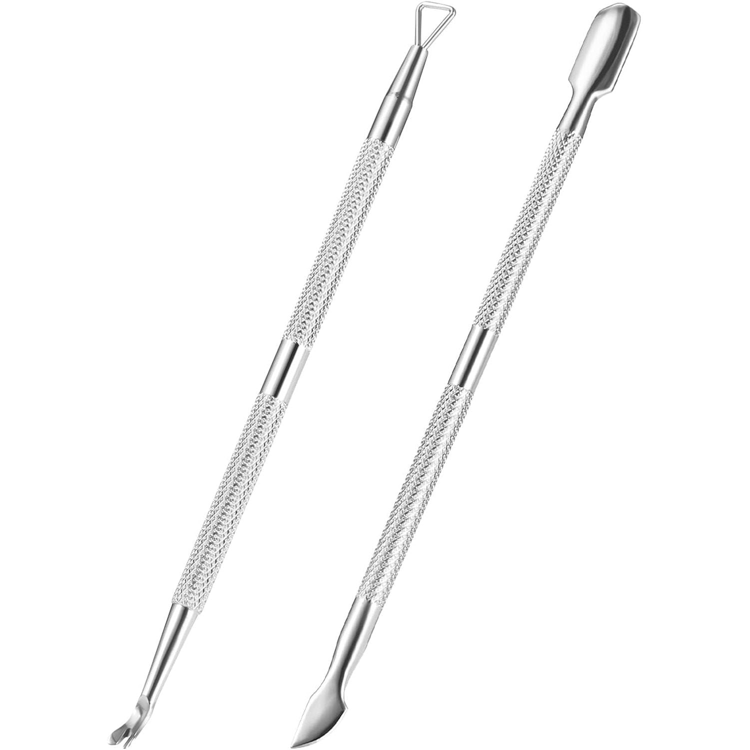 Buy now Cuticle Trimmer Cuticle Remover with Cuticle Pusher, XUNXMAS Professional Stainless Steel Durable Pedicure Manicure Tools Cutter Nipper Scissor Clipper for Fingernails and Toenails Dead Skin Black Silver Pusher at indiglob india