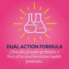 AZO Dual Protection, Urinary + Vaginal Support, Prebiotics and Probiotics for Women*, Starts Working Within 24 Hours, Non-GMO, 30 Count (Pack of 2)