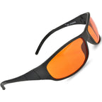 Buy now Blue Light Blocking Amber Glasses for Sleep 99.9 Percent Effective - Nighttime Eye Wear - Special Orange Tinted Glasses Help You Sleep and Relax Your Eyes at indiglob india