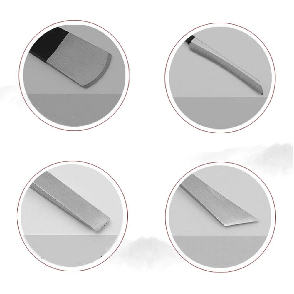 Buy now Pedicure Knife Set, 4Pcs Professional Stainless Steel Ingrown Toenail Knife Tools with Storage Bag Nail Knives Cuticle Remover for Feet Ingrown Toe Nail Correction Pedicure Tools Kit at indiglob india
